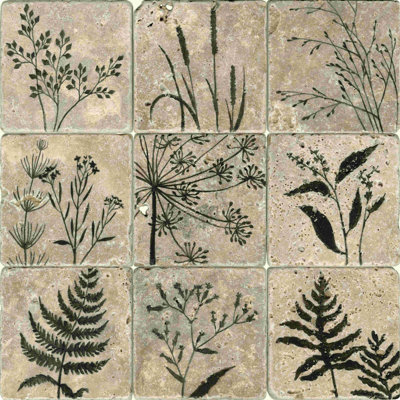 Silhouette de carreaux de pierre II