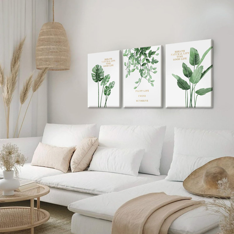 Barwyn 3 Piece Wrapped Canvas Print, 40 cm H x 30 cm W