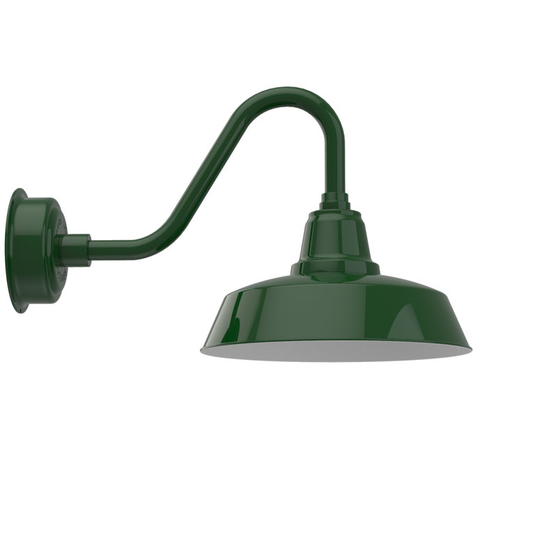 Vandervliet LED Wall Light, Tage Green, 14.13" H x 14" W x 23.25" D