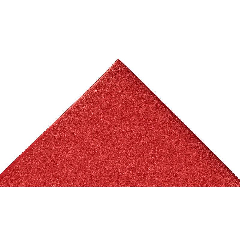 Tapis de porte confort, Rectangle 20 po x 48 po, Rouge