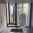 Daveona Black Matte Oval Ceiling Mount Pendant LED Bathroom 1-Side Mirror-123844893