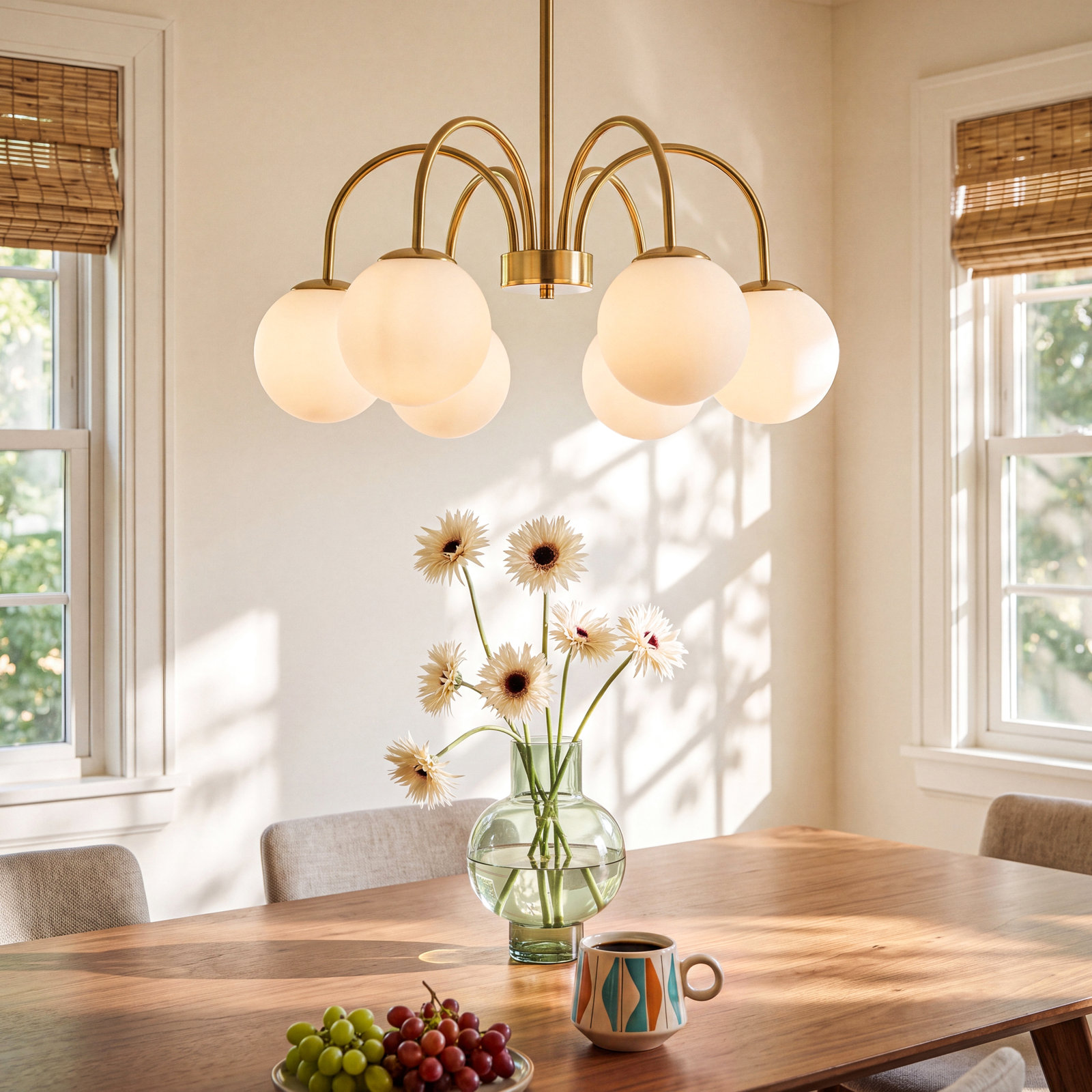 Bradrick 6-Light Chandelier, Gold