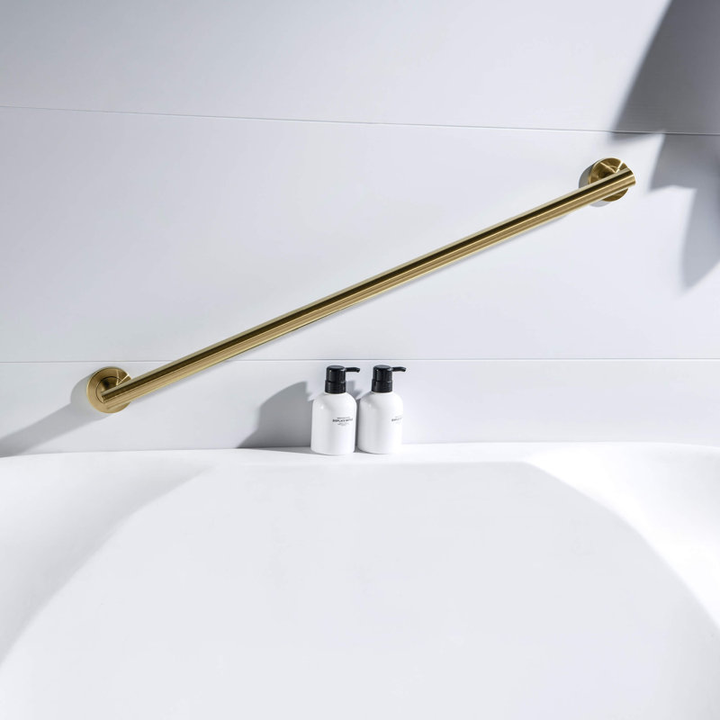 38.94'' Grab Bar, Brushed Brass