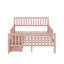  Lit plateforme en bois avec garde-corps et 2 tiroirs-395895956-395895958