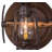 16" Wide Miners Lantern Left Wall Sconce