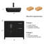 Ensemble de meuble-lavabo simple 36 po avec lavabo 36 po-1400625153