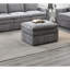 Fauteuil confort moderne en suède moderne avec coussin moelleux-146708014