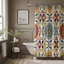 Rideau de douche Nostalgic Mosaic - Premium-298904033