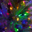 Carmel Slim Green Pine Trees Artificial Christmas Tree with 550 with Colored and White LED String Lights-380170527