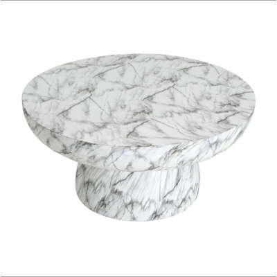 MGO Faux Marble Coffee Table For Both Indoor And Outdoor Use