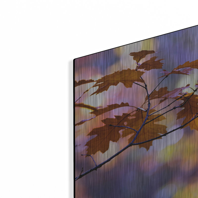 «United Colors of Autumn» par Roeselien Raimond, art mural en métal, H 16 po x l 24 po
