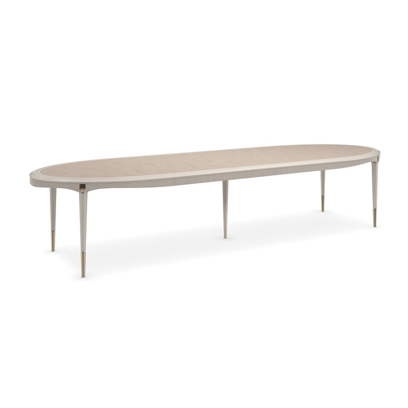 Oval Solid Wood Dining Table