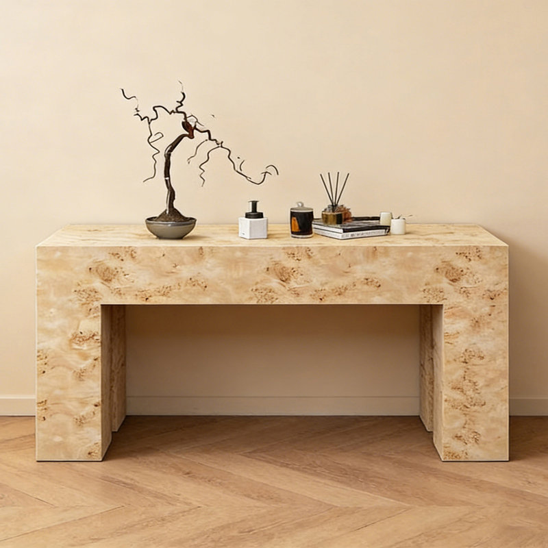 Console Retro Luxury Art, H 29,53 po x l 70,87 po x P 15,75 po