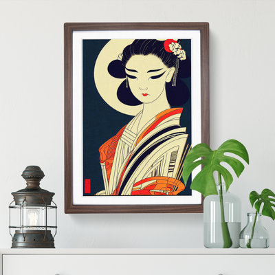 Artistic Geisha No.2 - Wall Art