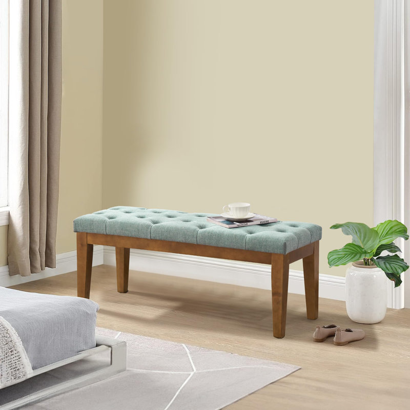 Banc de chambre pour l'extrémité du lit, Sarcelle