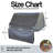 Covered Living 36″ Grey Vinyl Built-In BBQ Grill Cover / Outdoor Kitchen Island Heavy Duty, Water Repellent-49811849-105426941