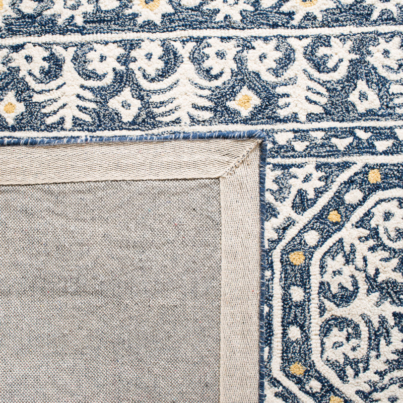 Sebrite Hand Tufted Wool And Cotton With Latex Southwestern Rug, Runner 2'3" x 7'