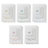  100% Turkish Cotton BRITNEY Scallop 6PC Embellished Towel Set-124062529-124156788
