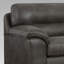 Chaise avec accoudoirs à plateau-coussin en tissu Contemporary