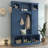 Modern All-in-One Hall Tree with Adjustable Shelves, Classic Arched Farmhouse Storage Bench with Dual Side Cabinets, Elegant Entryway Organizer with 7 Hooks for Mudroom, Hallway-784791749