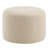 Regeani 24" Modern Round Upholstered Pouf Ottoman-984914170