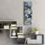  «Newport Harbor 1» par Coco Good, art mural en verre acrylique, 12 po x 36 po