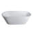 63" Freestanding Solid Surface Soaking Bathtub