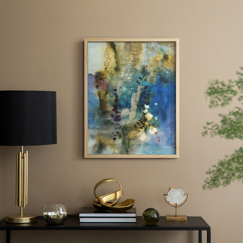 «Immerge I», reproduction encadrée - bois massif, Naturel, H 21 po x l 17 po