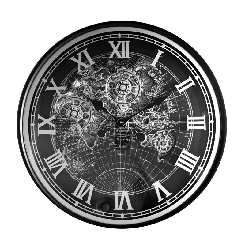 Peachey Metal Wall Clock