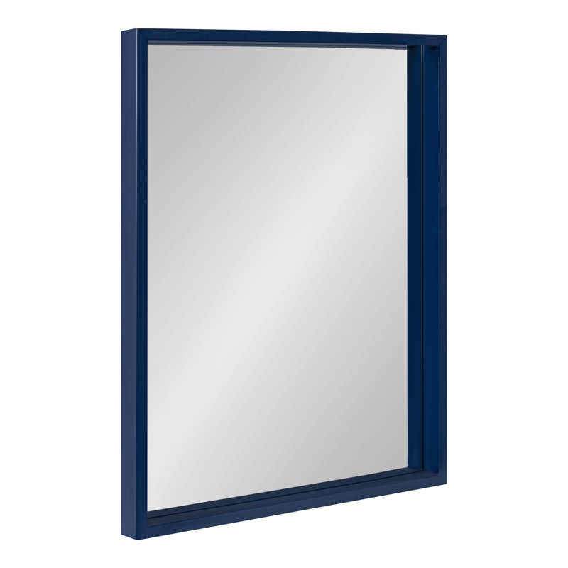 Travis Engineered Wood Mirror, Navy Blue, 24X18