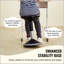 Fauteuil oscillant à hauteur réglable pour sièges actifs, améliore la mise au point et la posture, idéal pour les écoles, le bureau et la maison, 12 à 18 ans