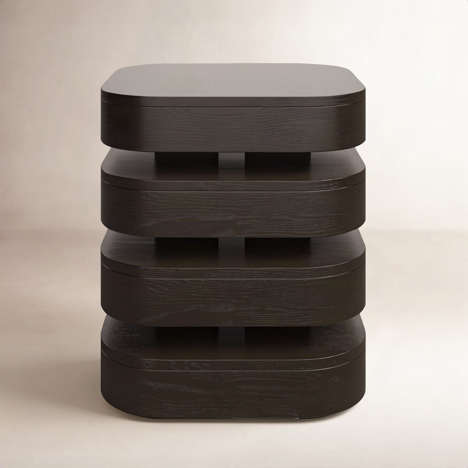 Bowmin End Table, Espresso Wood