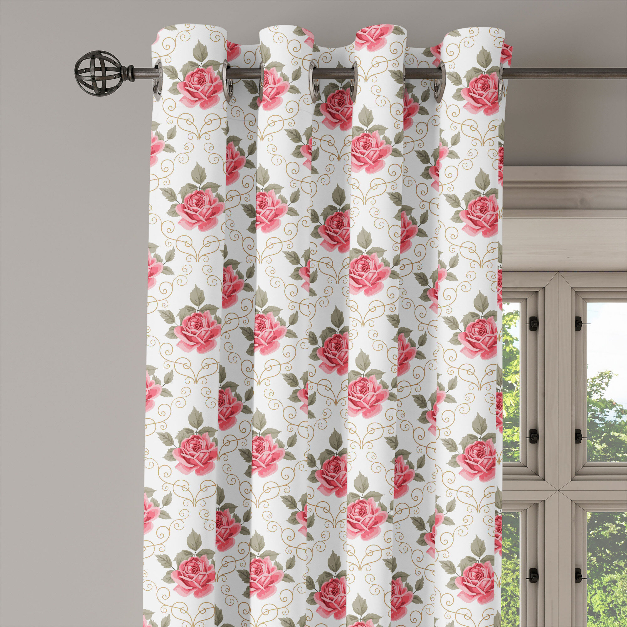 East Urban Home Sateen Blackout Curtains / Drapes Panel | Wayfair