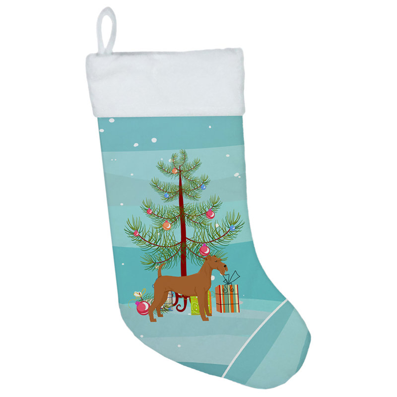 Chaussette de noël joyeux de noël, Terrier irlandais