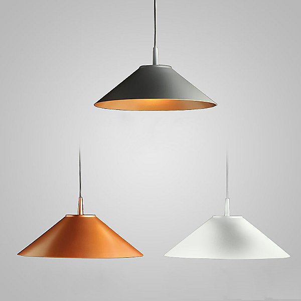 Hat LED Pendant Light, White, White