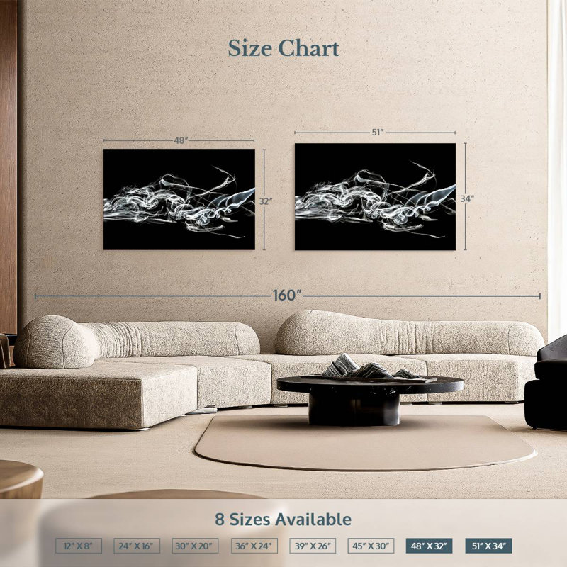 Senne Abstract White Smoke - Shark