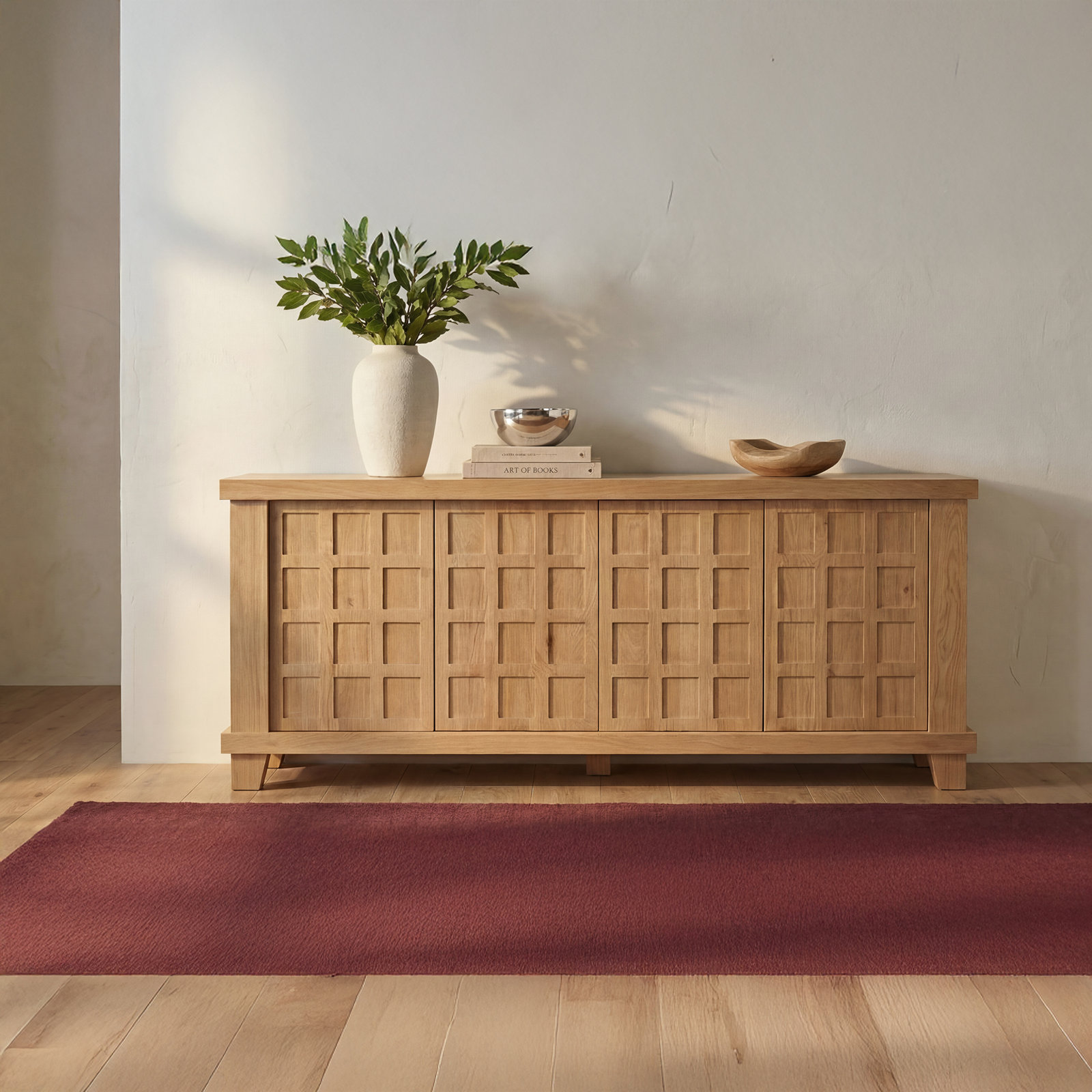 Martelle Sideboard Red Oak, Brown