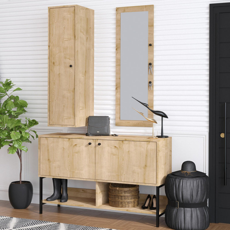 Baneen 8 Pair Shoe Storage Cabinet