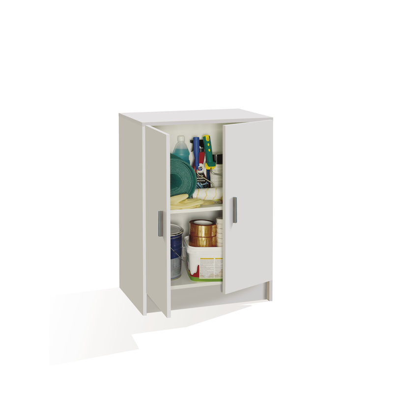 Cassella Multipurpose Cabinet Memphis, Low Auxiliary Cabinet With 2 Doors, Shoe Rack With Shelf