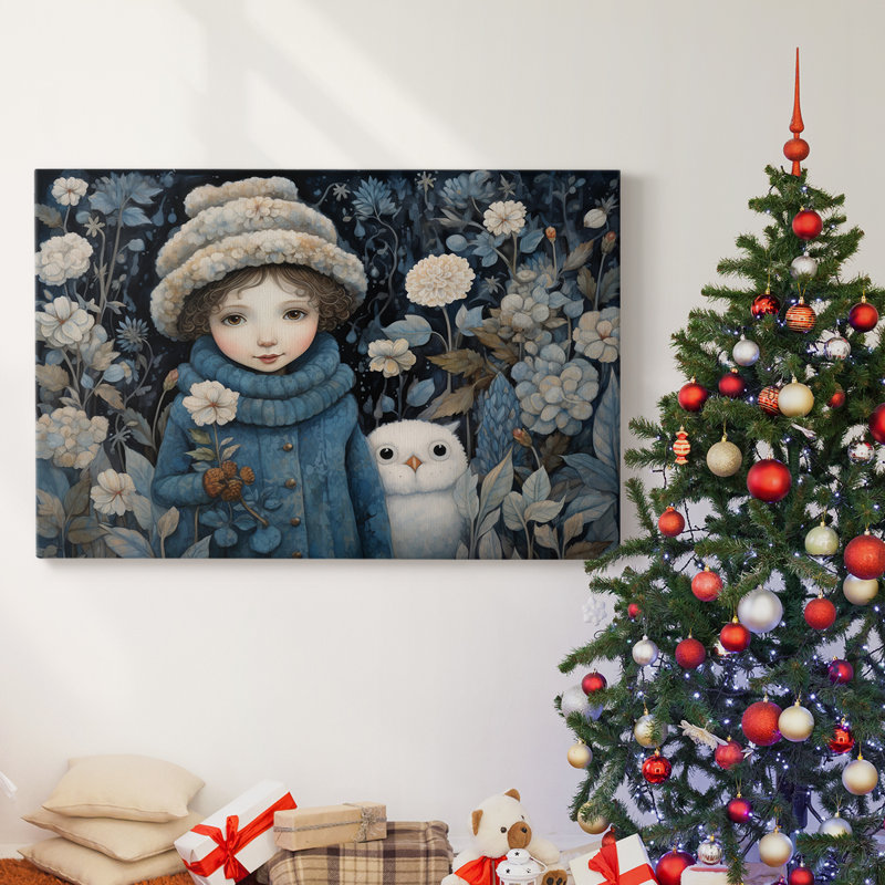 Christmas Holiday Arts - Toile tendue avec châssis, H 24 po x l 36 po