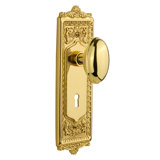 Egg & Dart Plate with Decorative Keyhole and Homestead Door Knob