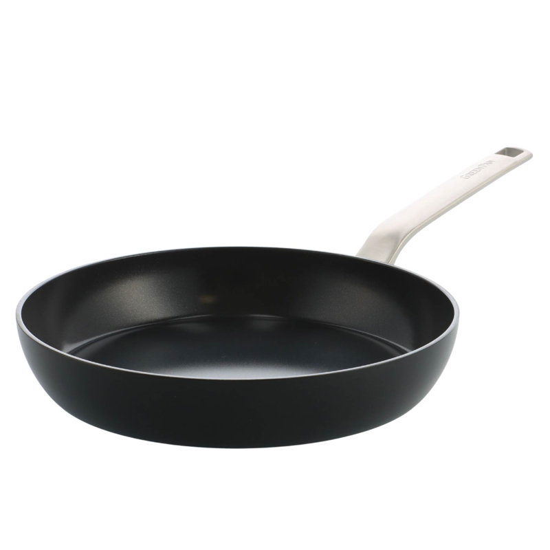 Greenpan Evolution Frypan 24cm - Black, Black/Silver, 10cm H x 50cm L x 28cm W