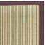 Tapis beige / mauve à rayures sisal-375612497