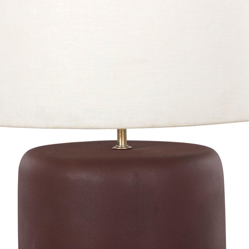 SADIA Table Lamp, Dark Aubergine
