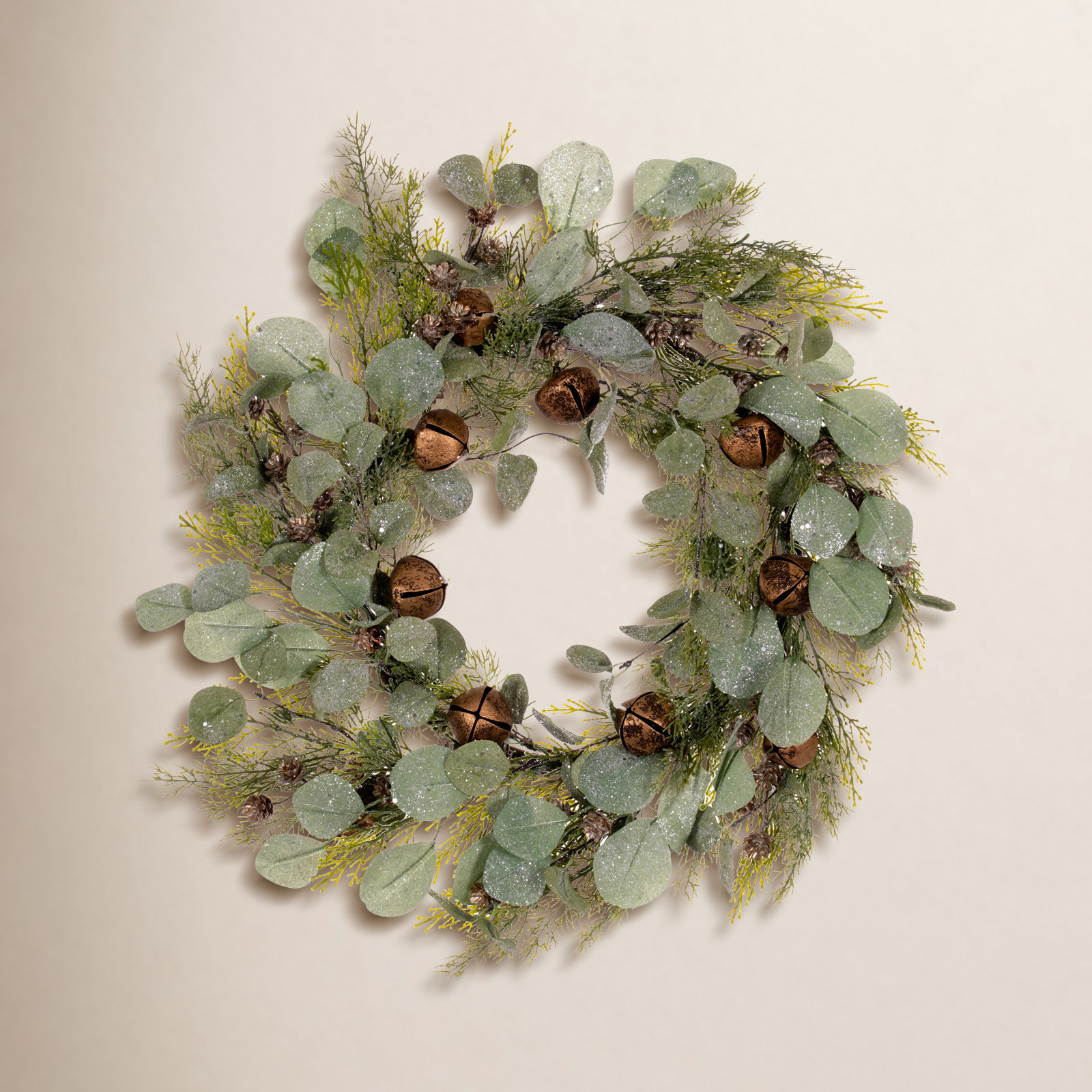 22'' Faux Cedar Plastic Wreath