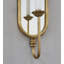 Ensemble de 2 appliques murales en miroir avec bougeoirs décoratifs en fer, parfait pour ajouter de l'élégance et de la lumière à n'importe quelle pièce