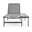 Chaise longue Waterloo avec table d'appoint en bois, ensemble de 2 -163162068