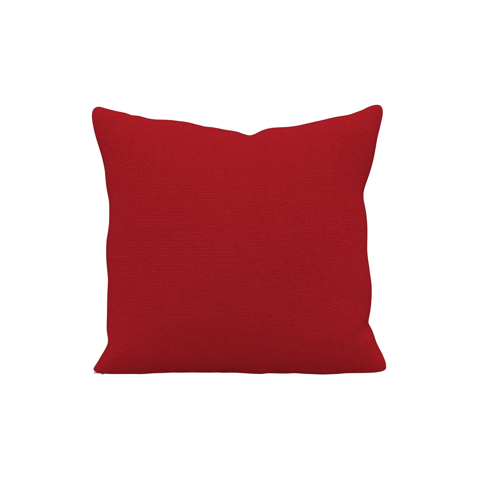 Indoor/Outdoor Throw Pillow, Square 20", Canvas Jockey Red Sunbrella® Canvas