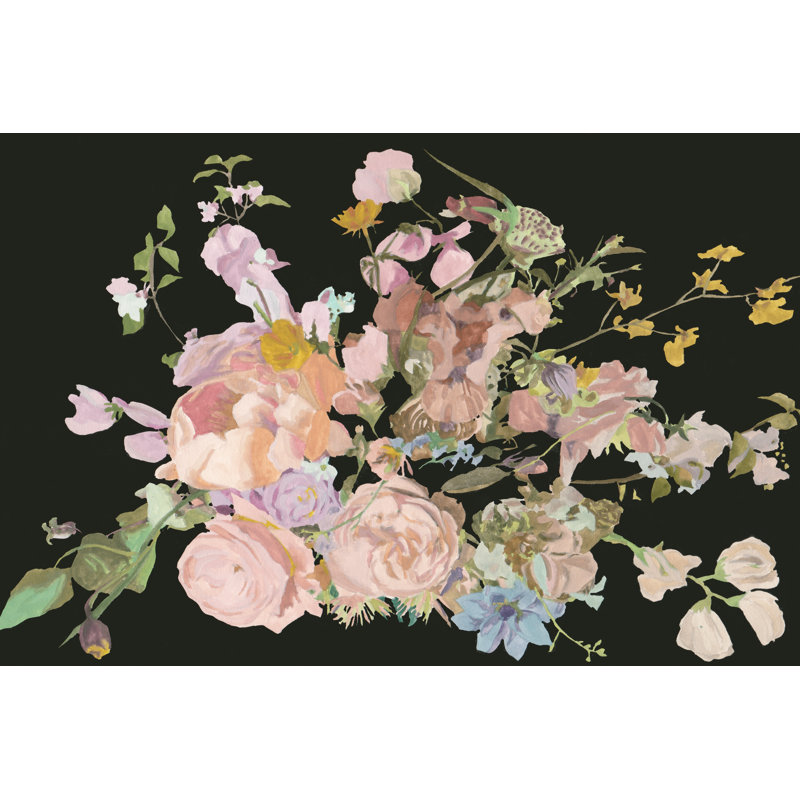 Blooming in the Dark I by Melissa Wang - Graphic Art, Wrapped Canvas, 81cm H x 122cm W