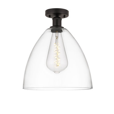 Plafonnier semi-encastré 1 lumière